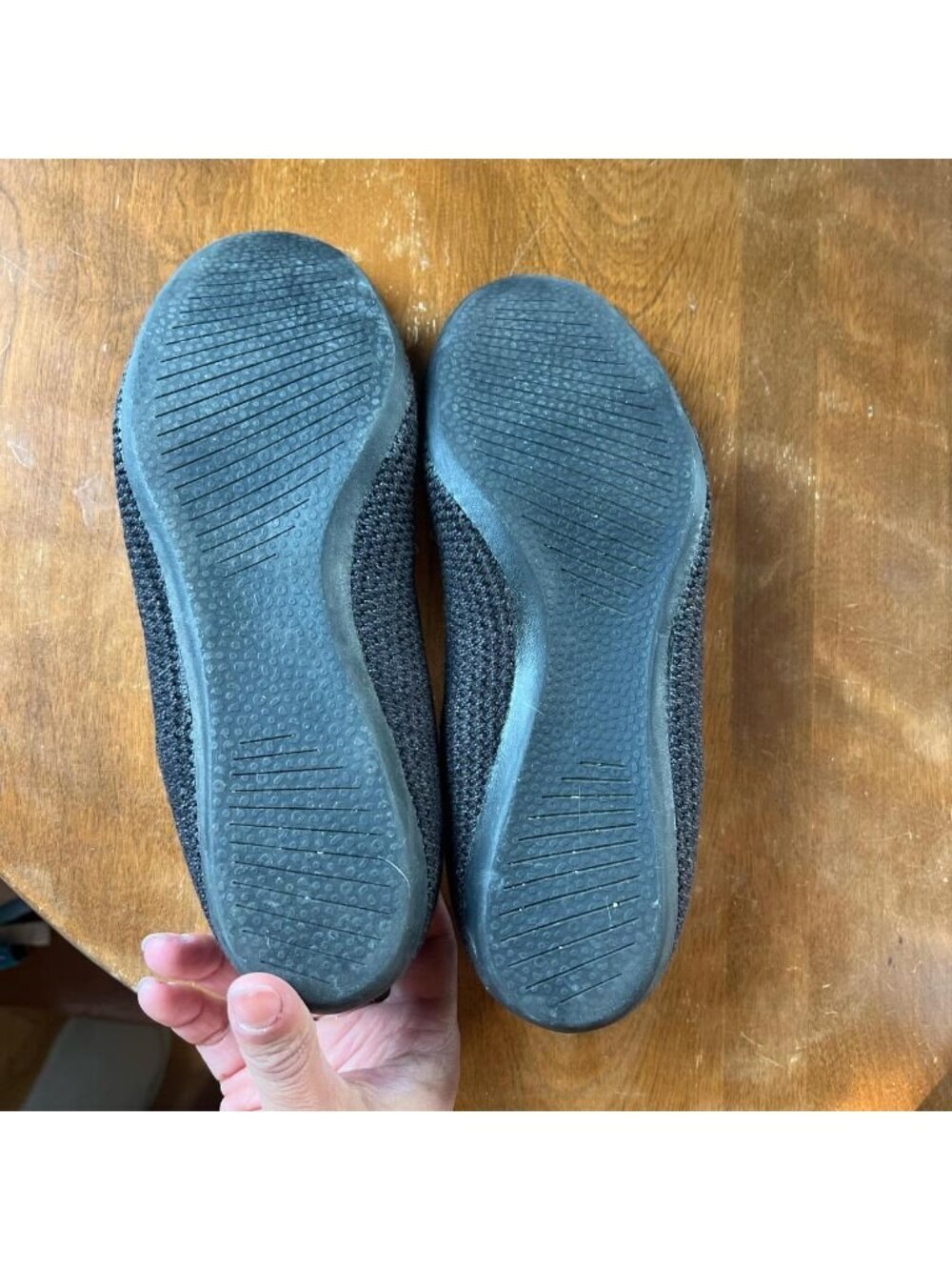 Allbirds Women's Black/charcoal grey Flats - Picture 4 of 6